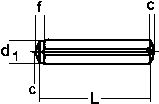 DIN 1473 — штифт цилиндрический с разрезом.