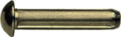 DIN 1476 — заклепка (штифт) с насечкой, с полукруглой головкой.