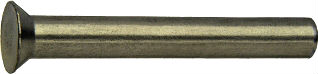 DIN 661 — заклепка под молоток с потайной головкой.