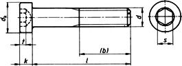 Болт винт DIN 7984, шлиц шестигранник - размеры, характеристики.