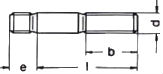 Шпилька DIN 938 - размеры, характеристики.