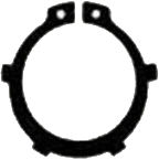 DIN 983 — кольцо наружное стопорное пружинное с лапками для вала.