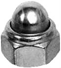 DIN 986 — гайка колпачковая самоконтрящаяся со стопорным кольцом из пластмассы или нейлона.