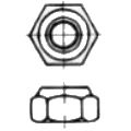 ISO 10511 — гайка со стопорным кольцом самоконтрящаяся.